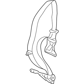 Dodge 1CG661D5AA Center Seat Belt