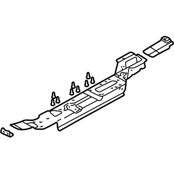 Chrysler 4814123AJ Console Assembly Bracket