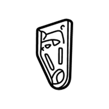 Chrysler 4814661AA Tow Hook Bracket