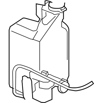Dodge 55077476AD Washer Reservoir
