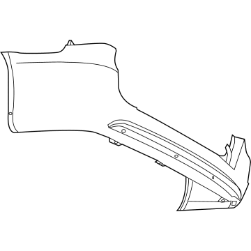 Chrysler Bumper - 68125727AC