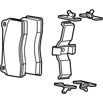Dodge 5093291AB Brake Pads