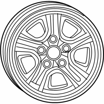 Dodge 6ZW73DX8AB Wheel, Steel