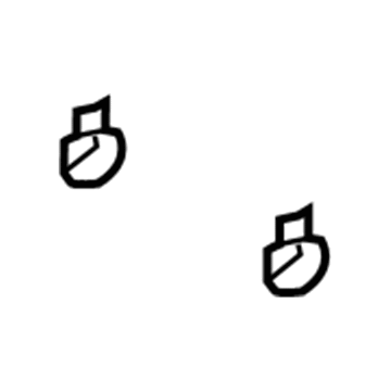 Mopar 5GE11TL2AA Sunvisor Support Mopar 5GE11TL2AA Sunvisor Support