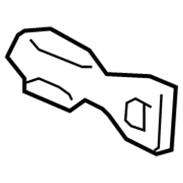 Dodge 55257382AA Reinforcement Panel Hold Down