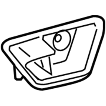 Dodge 1TX38DX9AC Handle Bezel