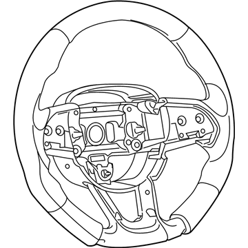 Dodge 6VD88YSAAA Steering Wheel
