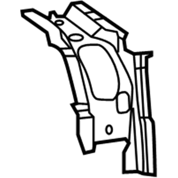 Ram 68109663AA Inner Center Pillar