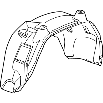 2010 Jeep Commander Wheelhouse - 55396463AC