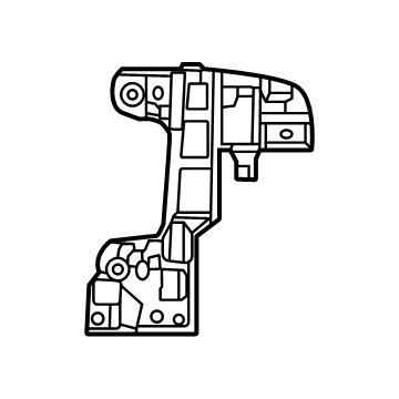 Mopar 68408215AA Inner Bracket, Lower Driver Side Mopar 68408215AA Inner Bracket, Lower Driver Side