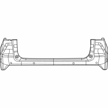 Jeep Grand Cherokee Bumper - 68580795AA
