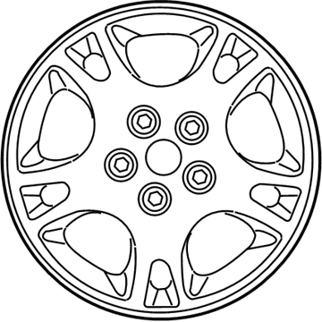 Dodge XD26PAKAC Wheel, Alloy