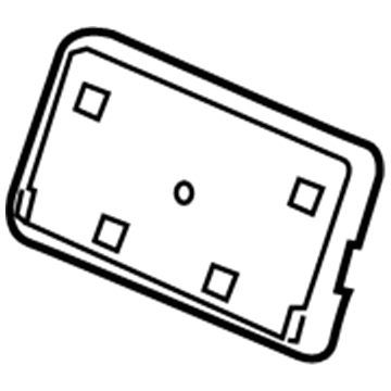 Jeep 68272336AA License Bracket