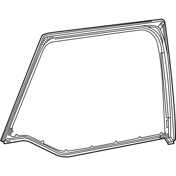 Jeep 68493630AC Upper Weatherstrip