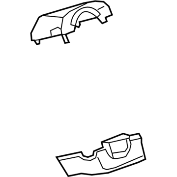 Dodge Ram 2500 Steering Column Cover - 5GE09XDHAD