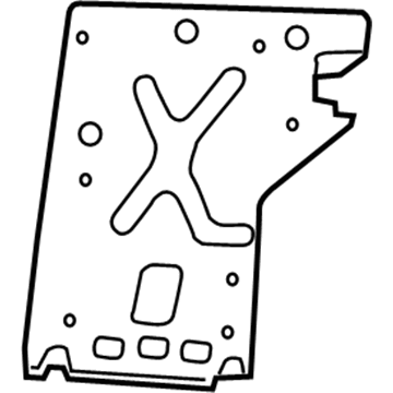 Mopar 68275101AA Seat Back Frame, Rear Driver Side