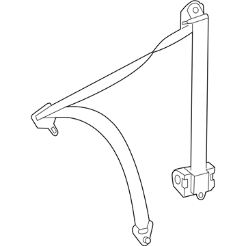 Dodge Sprinter 2500 Seat Belt - 5103812AA