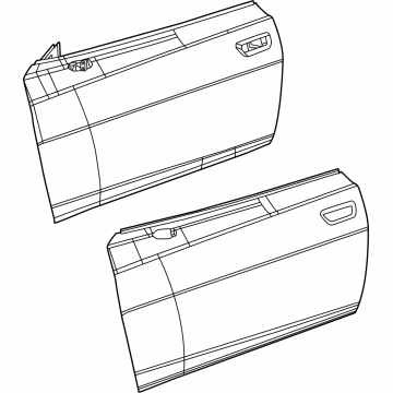 Dodge 68586262AF Door Shell