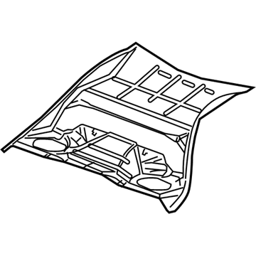 Dodge 5065311AB Center Floor Pan