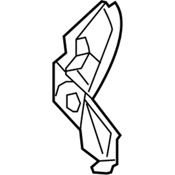 Mopar 68080074AB Tail Lamp Pocket, Rear Passenger Side