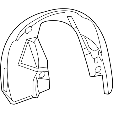 Dodge 5065502AD Fender Liner