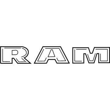 Ram 1500 Emblem - 68309785AB
