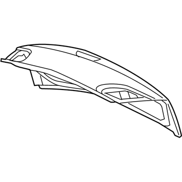 Mopar 5076660AH Trunk Lid, Rear