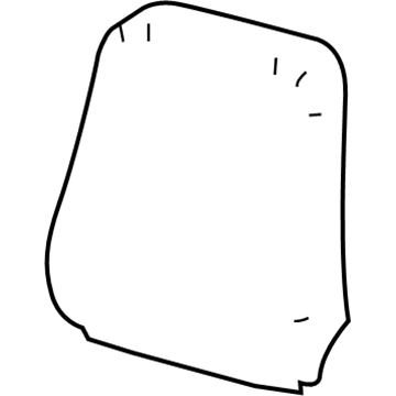 Dodge ZV801D5AB Seat Back Panel