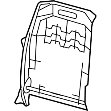 Mopar 5134942AB Seat Back Frame, Front Passenger Side