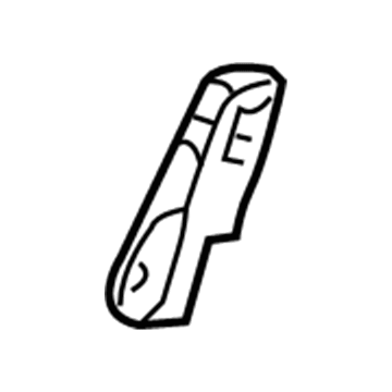 Dodge 1AA001D1AA Latch Cover