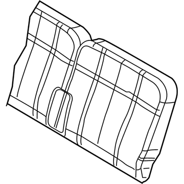 Dodge ZV141D5AA Seat Back Cover