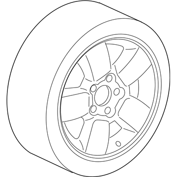 Jeep 1DG86PAKAA Wheel, Alloy
