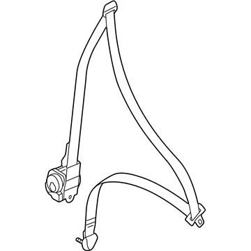 Dodge MR641566 Belt & Retractor