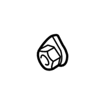Chrysler 4792594AA Tension Pulley Nut