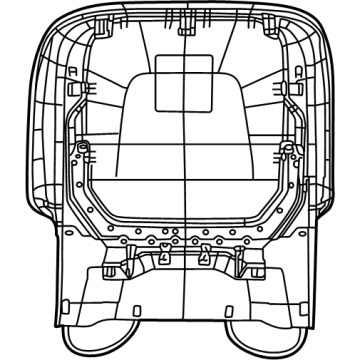 Jeep 6PH961A5AE Seat Back Panel