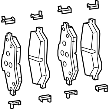 2020 Chrysler Voyager Brake Pad - 68509081AB