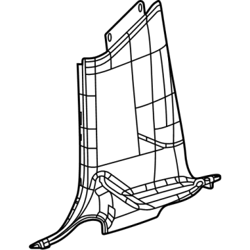 Jeep 6LF30TX7AA Lower Center Pillar Trim