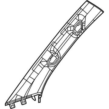 Jeep 6LF08TX7AE Windshield Pillar Trim