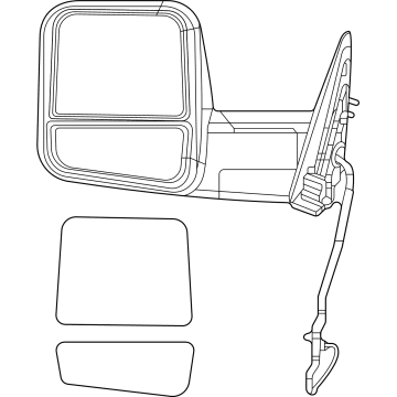 Ram Side View Mirrors - 68509658AF