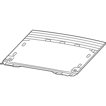 Chrysler 5102848AA Sunroof Glass