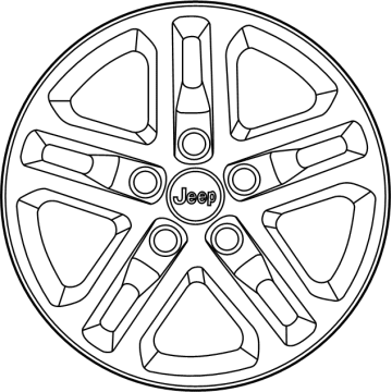 Jeep 4755422AA Wheel, Alloy
