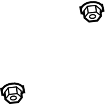 Chrysler 6104725AA Shield Nut