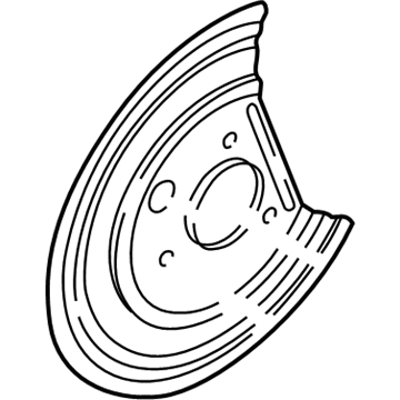 Dodge 68232018AA Splash Shield