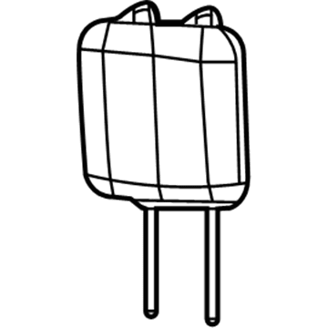 Mopar 5RQ22DX9AC Headrest, Center, Black, Rear Outer