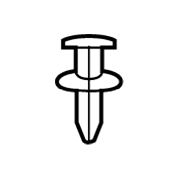 Chrysler 6503598 Bumper Cover Retainer Clip