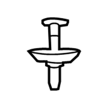 Mopar 4805405AB Bumper Cover Fastener, Rear