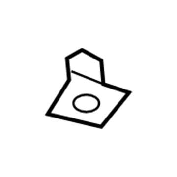 Chrysler 6035401 Bumper Cover Retainer Nut