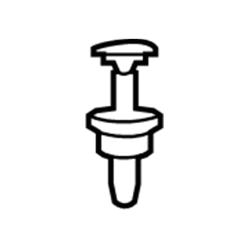 Mopar 4806240AB Bumper Cover Retainer, Rear