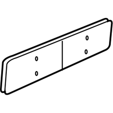 Chrysler 5288487AC License Bracket