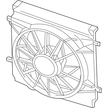 Jeep Liberty Cooling Fan Assembly - 55037692AB
